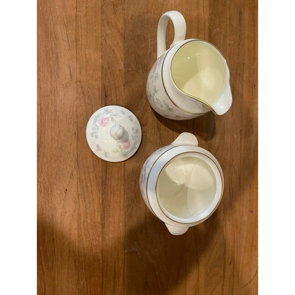 PFALTZGRAFF AMERICAN BONE CHINA Rosemont cream and sugar